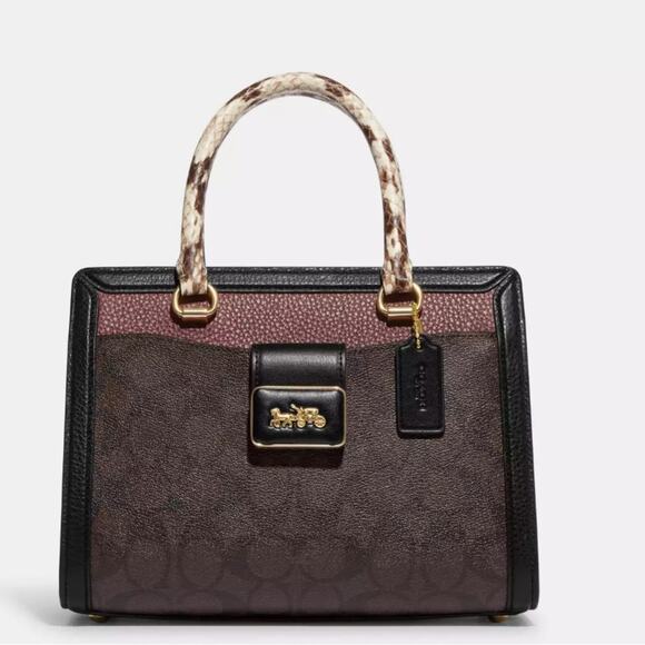 NWT - Coach - Grace Carryall In Signature Canvas - Picture 1 of 5